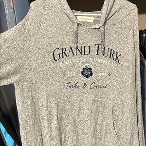 Ocean Drive Heather Gray Knit Top